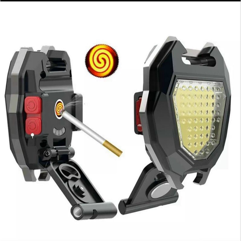 Đèn Pin mini treo móc khóa sạc điện 3 chế độ sáng kiêm mở bia
