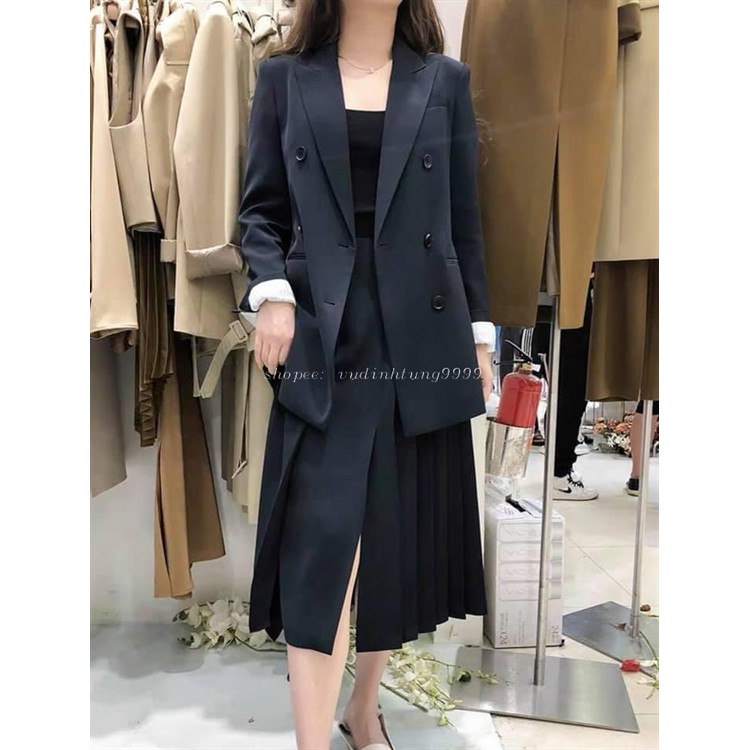 Áo Khoác Vest Blazer Nữ 2 Lớp Lót Lụa [Loại Cao Cấp Xuất Khẩu] - Áo khoác Blazer Phong cách Hàn Quốc cho Nữ | BigBuy360 - bigbuy360.vn