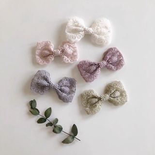 Kẹp tóc nơ ren Hàn Quốc