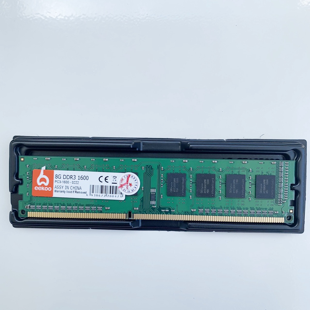 Ram PC Eekoo DDR3 4gb, DDR3 8gb bus 1600, DDR4 4GB-8GB bus 2666 New 100% BH 3 Năm