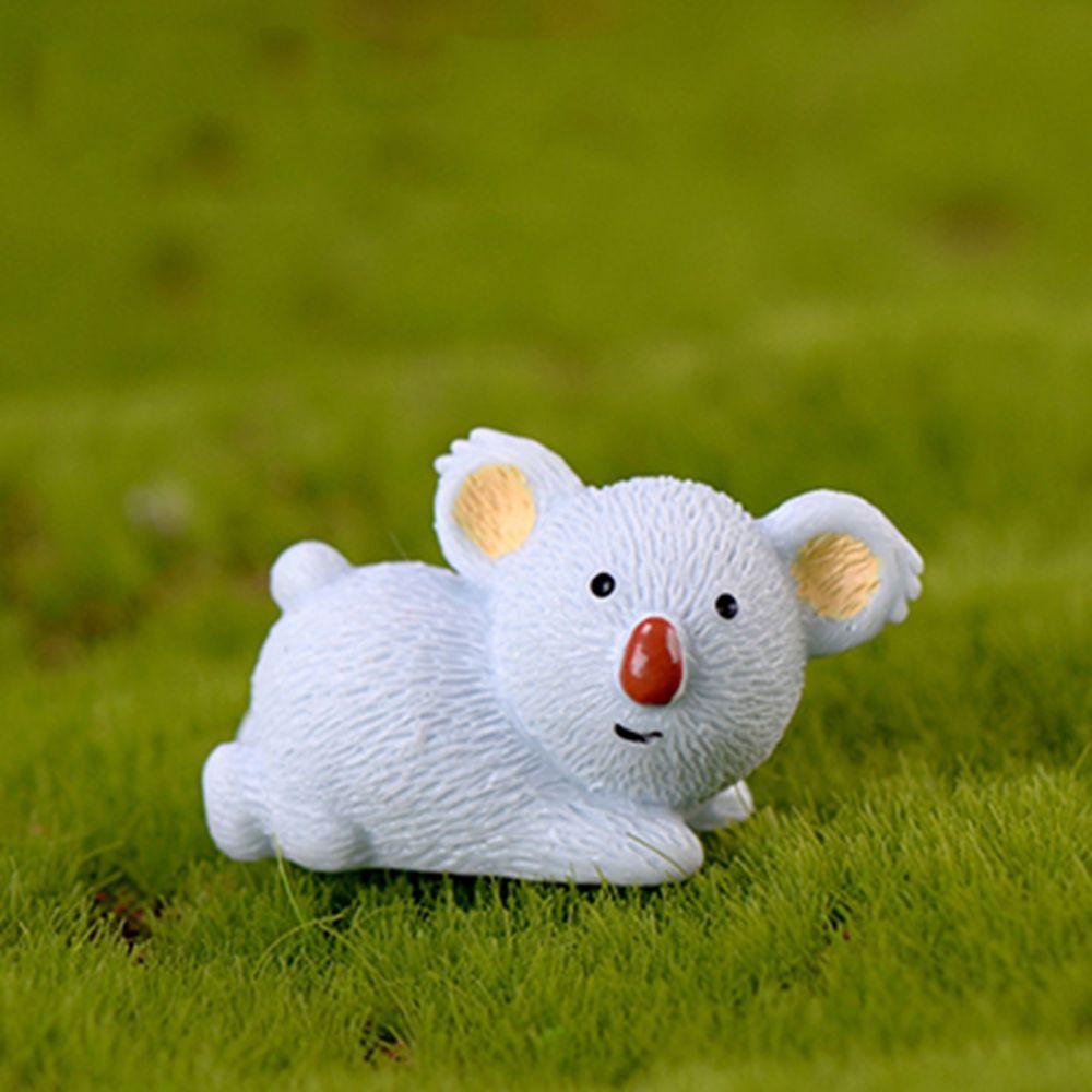 YIYU Đồ trang trí Gấu Koala Mini Bằng Nhựa Resin Dùng Trang Trí DIY