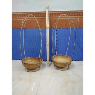 Xưởng sx- Quang gánh trang trí size (quang 40cm thúng 20cm) - Tre VN