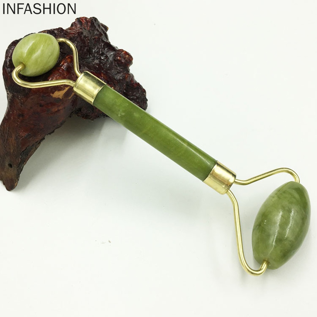 [Hàng mới về] Cây lăn mát xa mặt/cổ hai đầu tiện dụng