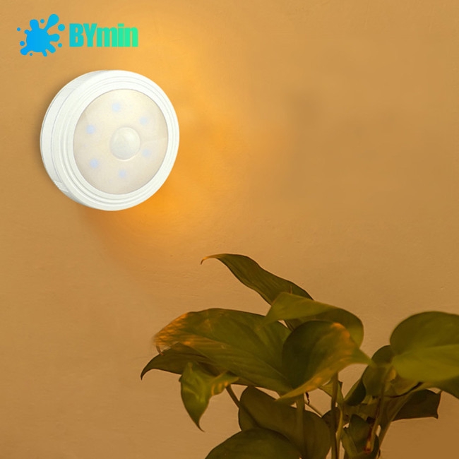 1 Đèn Led Cảm Ứng Thông Minh Hình Tròn Dùng Cho Tủ, Toilet