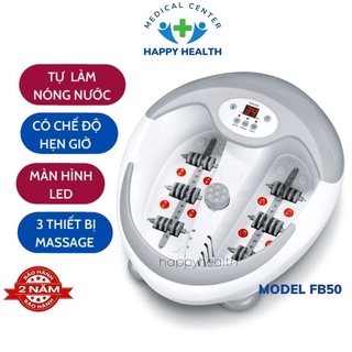 Bồn ngâm chân hồng ngoại Beurer FB50, chậu massage chân tự động làm nóng nước, điều chỉnh nhiệt độ