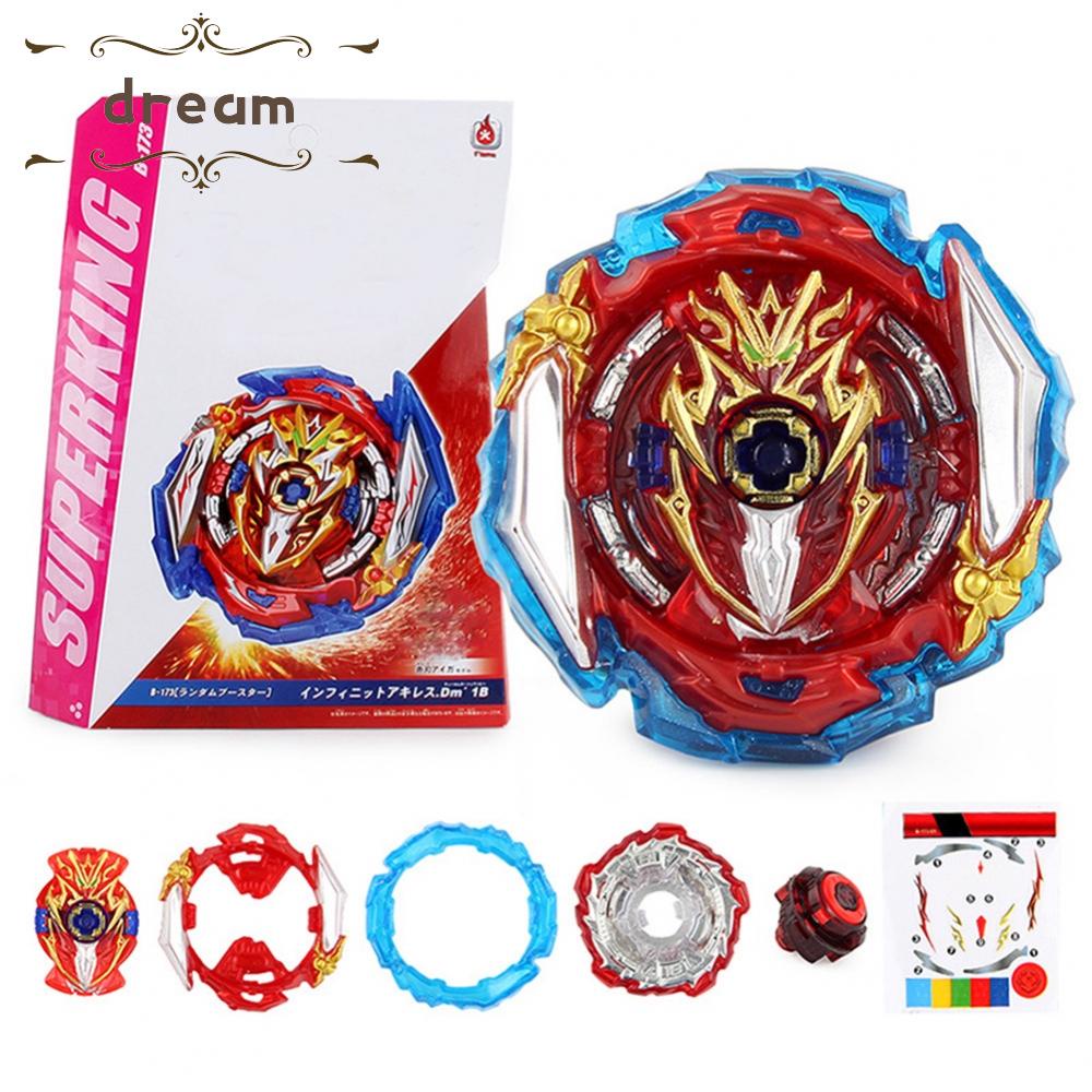【DREAMLIFE】Beyblade Burst Superking B-173 Infinite Achilles Dm 1B Booster with Sparking Launcher Starter Fighting Toy