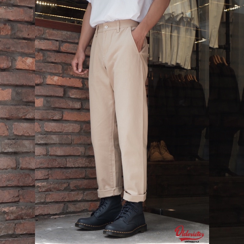 Quần Kaki trơn basic - OLDERISTER
