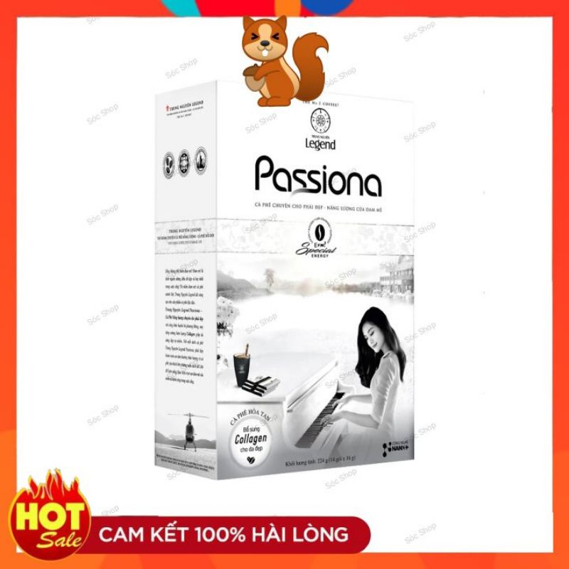 Cà Phê Trung Nguyên Legend Passiona 4in1 hộp 14 gói