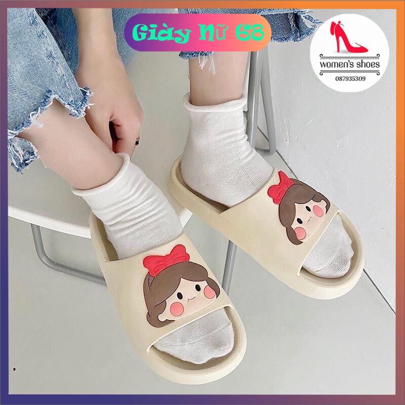 Dép Bánh Mỳ Nữ Cô Gái Cao Cấp Hót Hít