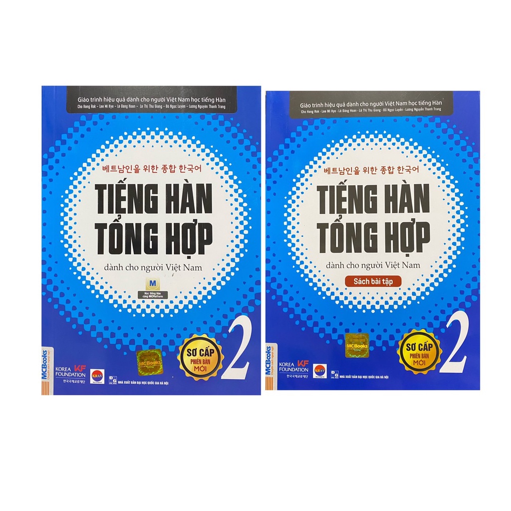 Sách - Combo Tiếng Hàn tổng hợp dành cho người Việt Nam Sơ cấp 2