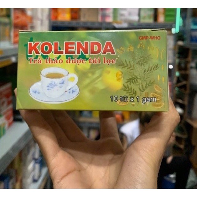 Trà thảo dược túi lọc Kolenda (hộp 10 túi) Nhuận tràng, hỗ trợ giảm táo bón