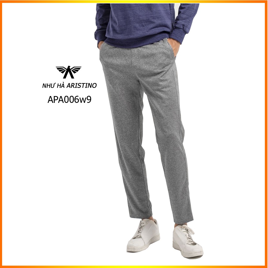 Quần Thu Đông Nam Aristino APA006w9 Màu Xám Regular có L/Xl