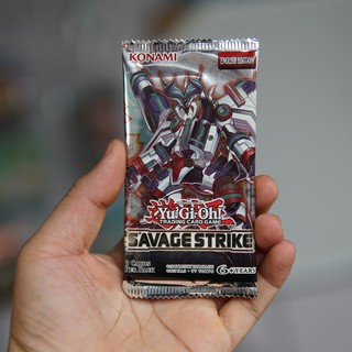 Yugioh Túi thẻ bài Savage Strike Unlimited - Cuộc Chiến Quyết Liệt - 9 lá bài mỗi túi