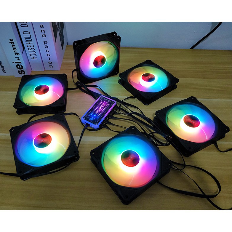 Giá Đỡ VGA Coolmoon 16 Triệu Màu, 366 Hiệu Ứng - Đồng Bộ Hub Coolmoon