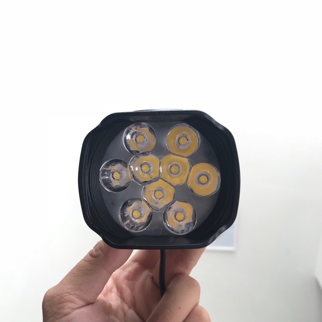 Đèn Led Xe Máy Đèn Led trợ Sáng, Cho Xe Máy , Xe Đạp Điện 9 Bóng