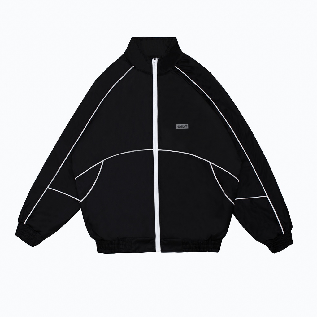 Áo khoác nam nữ unisex 4lucky 6109, vải dù form rộng thoáng mát