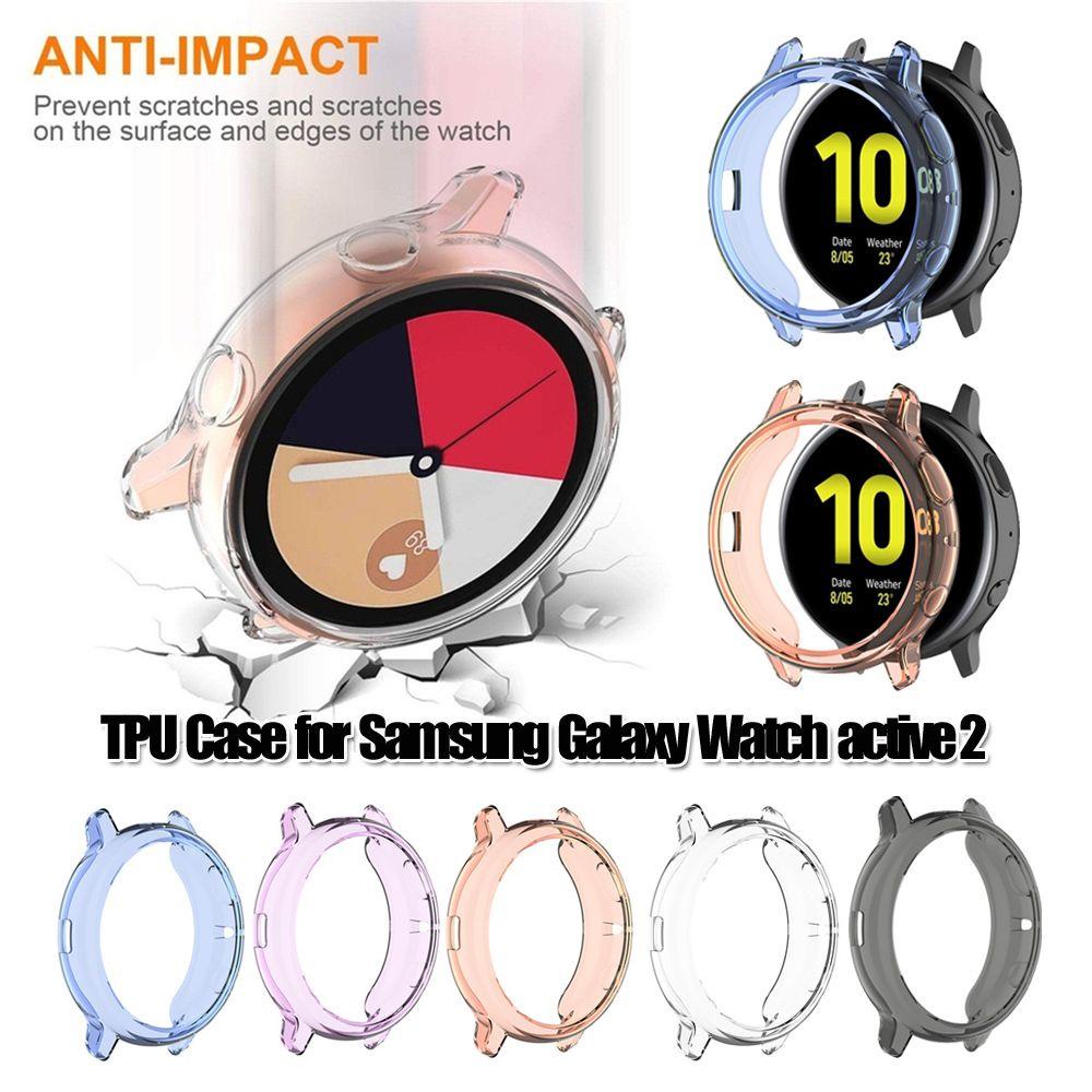 Khung Bảo Vệ Màn Hình Trong Suốt 40mm 44mm Cho Đồng Hồ Samsung Galaxy Watch Active 2