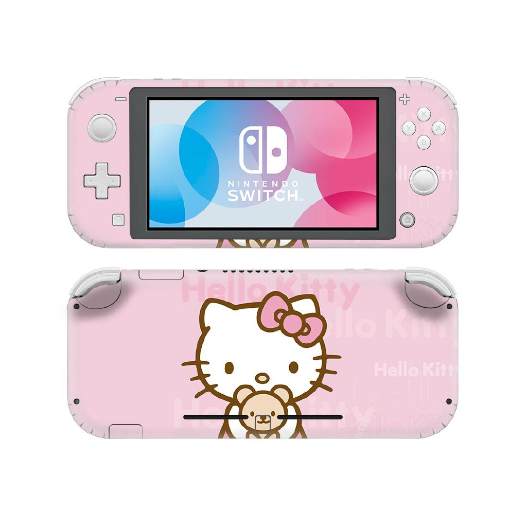 Miếng Dán Hình Hello Kitty Dễ Thương Trang Trí Máy Chơi Game Nintendo Switch Lite