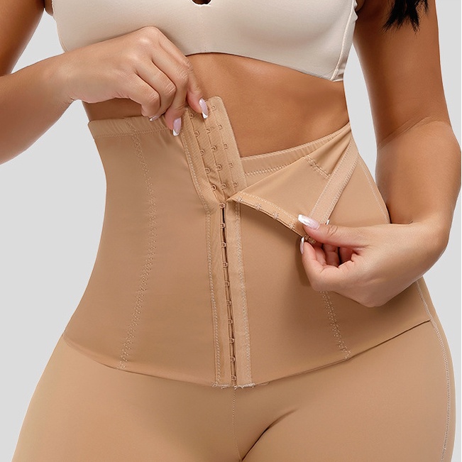 Quần Định Hình Eo, Quần Gen Bụng Cạp Cao Chống Hằn Có Móc Gài D496