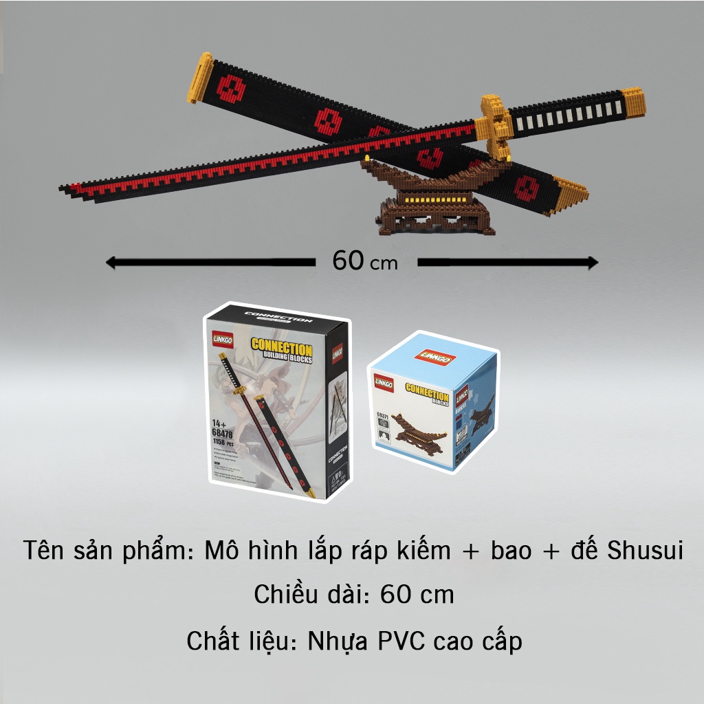 Mô hình lắp ráp One Piece kiếm đồ chơi Zoro Enma Ichimonji Kitetsu Shusui mô hình đồ chơi Zoro One Piece Haki Shop