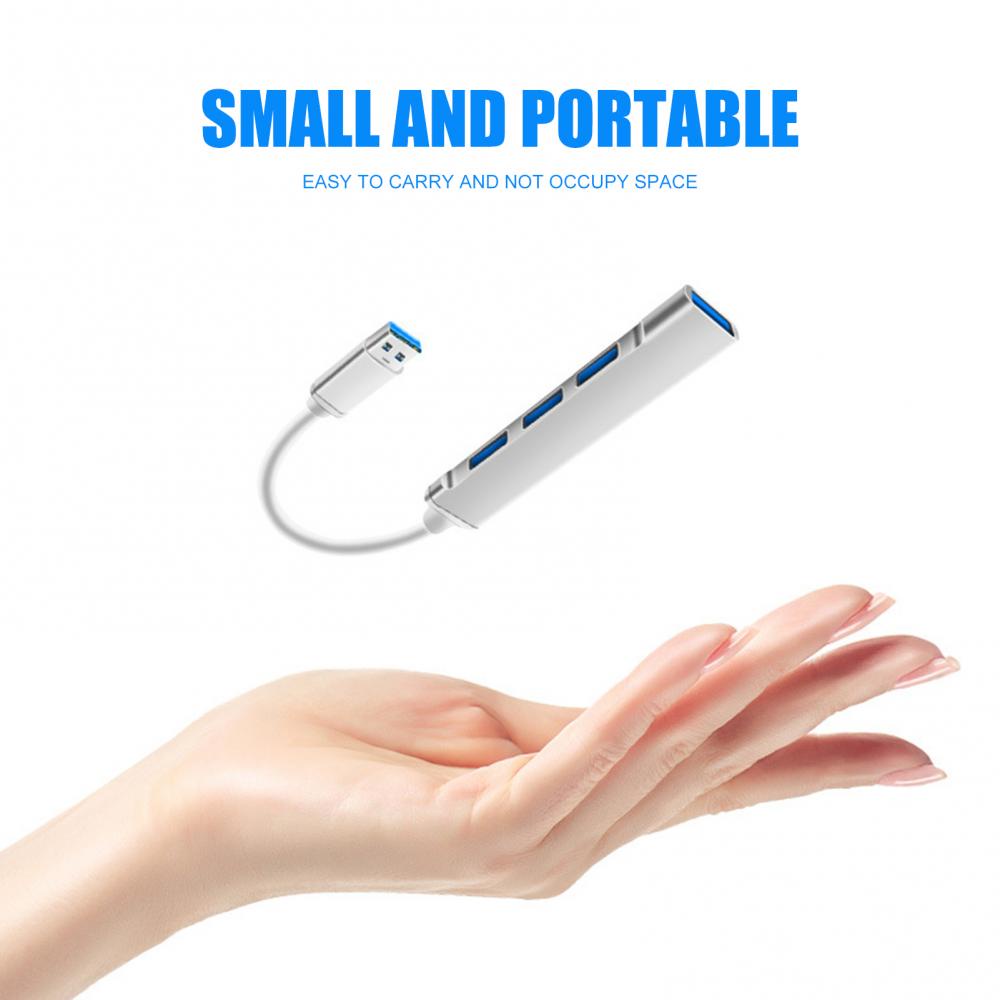 HUB USB 3 0 Bộ Chia Bộ Chuyển đổi USB 4 Trong 1 Tốc độ Cao 5Gbps Phù Hợp Cho Người Dùng Máy Tính Xách Tay PC đa Cổng