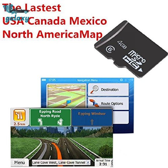 Galaxy Thẻ SD Định Vị GPS Cho Xe Hơi