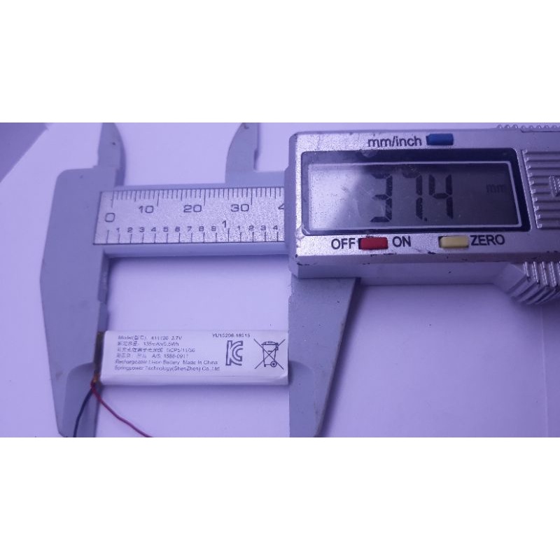 Pin Li-ion 3,7V 135mah 411136 hàng chính hãng theo tai nghe bluetooth Sony