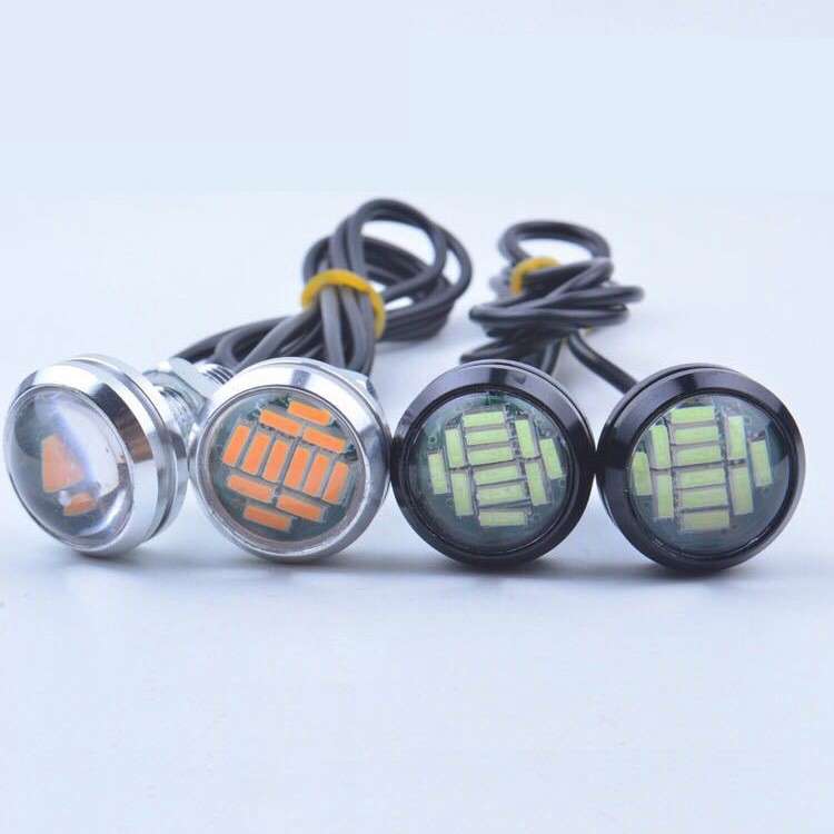 Set 2 Đèn LED Xi Nhan Kiểu Hawkeye 23mm Cho Xe Hơi/Xe Máy