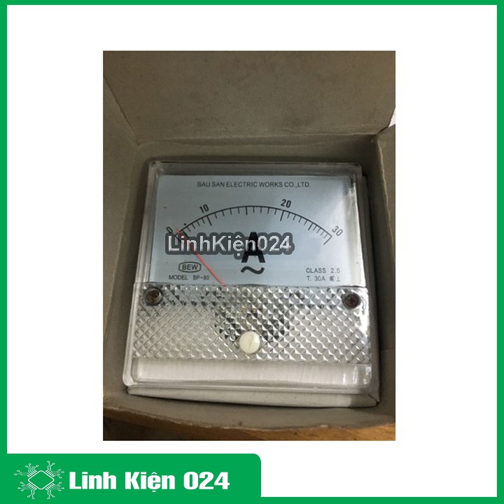 Đồng hồ Ampe kế xoay chiều BEW 5x5x3.5Cm