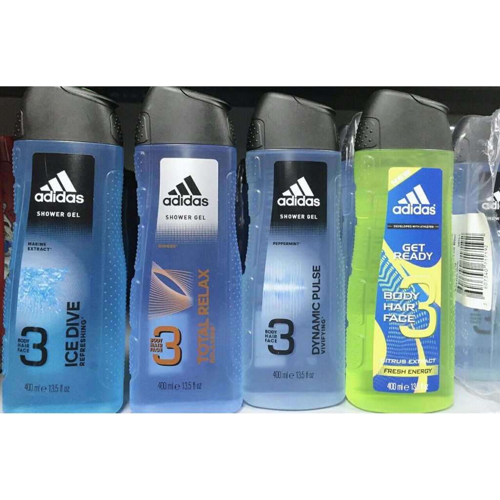 DẦU GỘI SỮA TẮM ADIDAS 3IN1