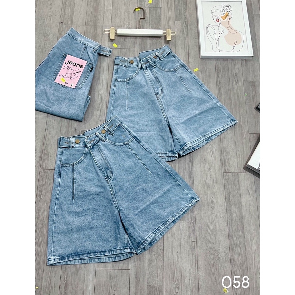 [ VẦNG TRẮNG KHUYẾT ] QUẦN JEANS NGỐ LỬNG NỮ FORM RỘNG CẠP CHỈNH PHỐI CHÍT XẺ TÚI MÀU XANH NHẠT CAO CẤP NITI SIÊU ĐẲNG