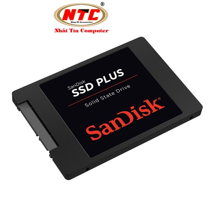 Ổ cứng SSD Sandisk Plus 480GB 535MB/s (Đen) | BigBuy360 - bigbuy360.vn