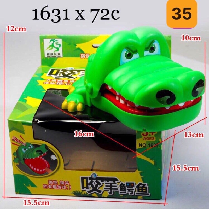 cá sấu cắn răng