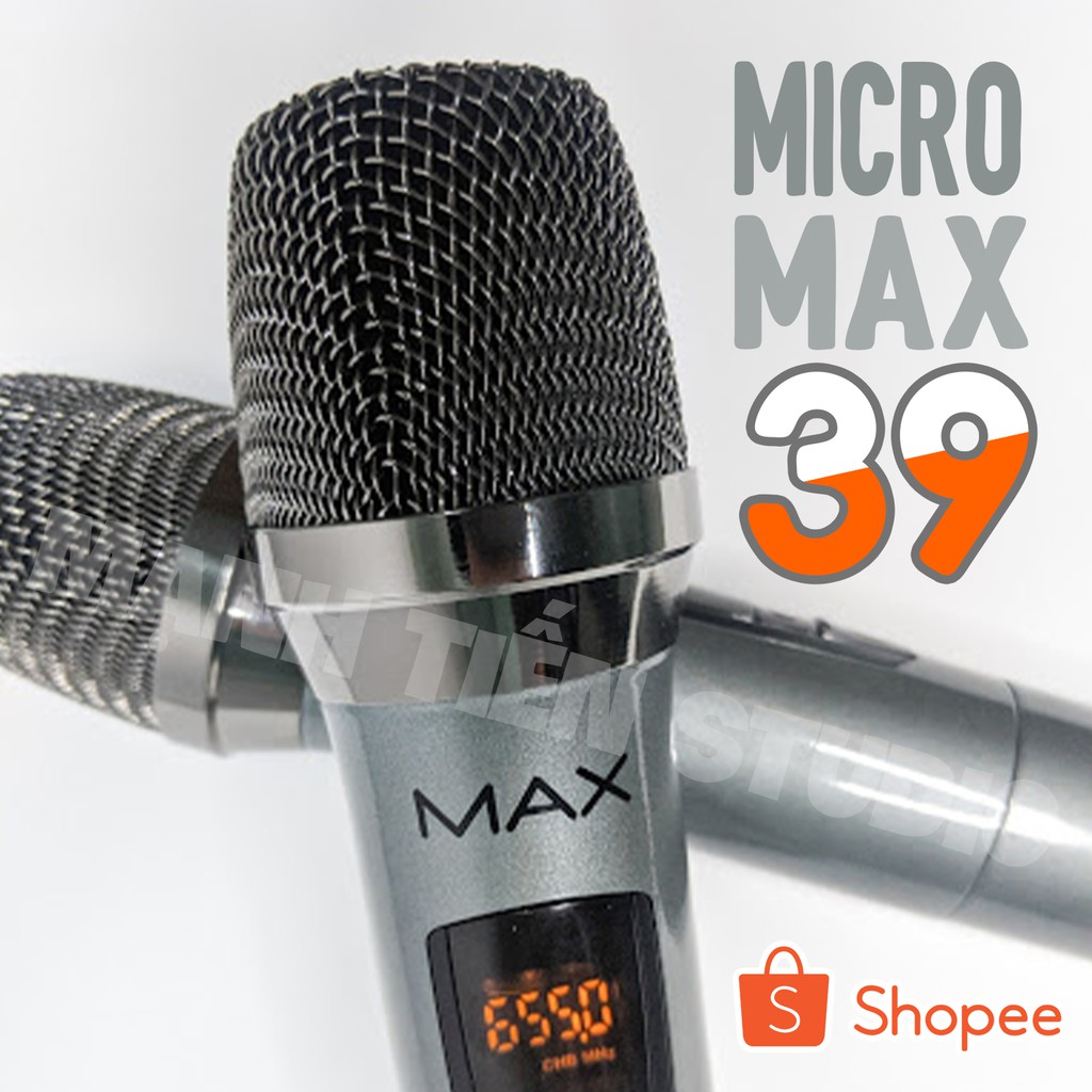 [Tặng dây hoa sen] Trọn Bộ Thu Âm Mixer Yamaha F4 + Micro Max-39 Không Dây Hát Karaoke-Livestream chuẩn xịn bh 12 tháng