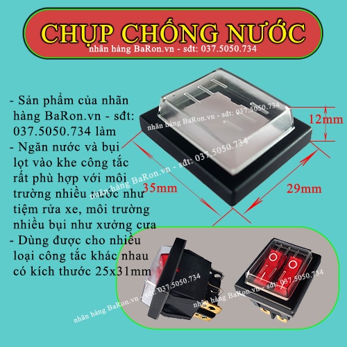 Công tắc kcd4 chữ nhật loại 4 chân thay thế thiết bị điện