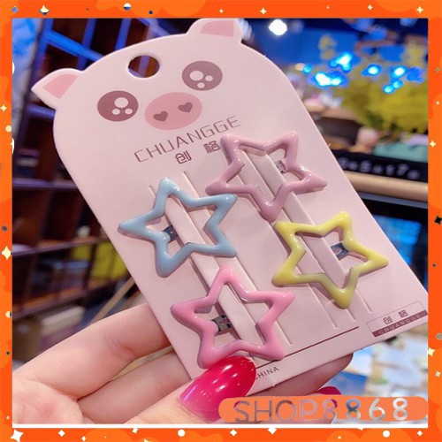 Set 4 ghim màu siêu xinh, siêu cute