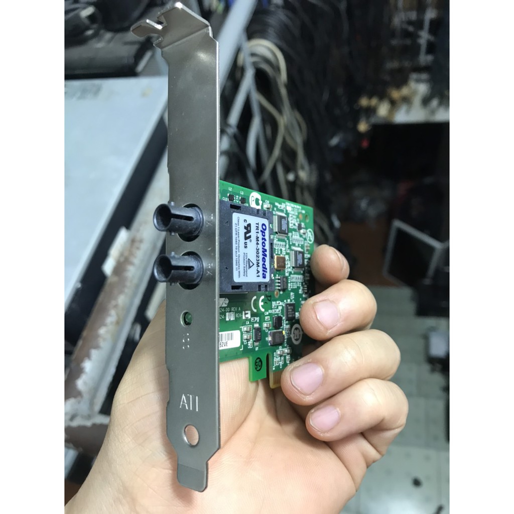 Card mạng tốc độ cao AT-2711FX/ST PCI Express x1 PCIE Network Interface Card Allied Fiber AT 2711FX ST,cpu g620