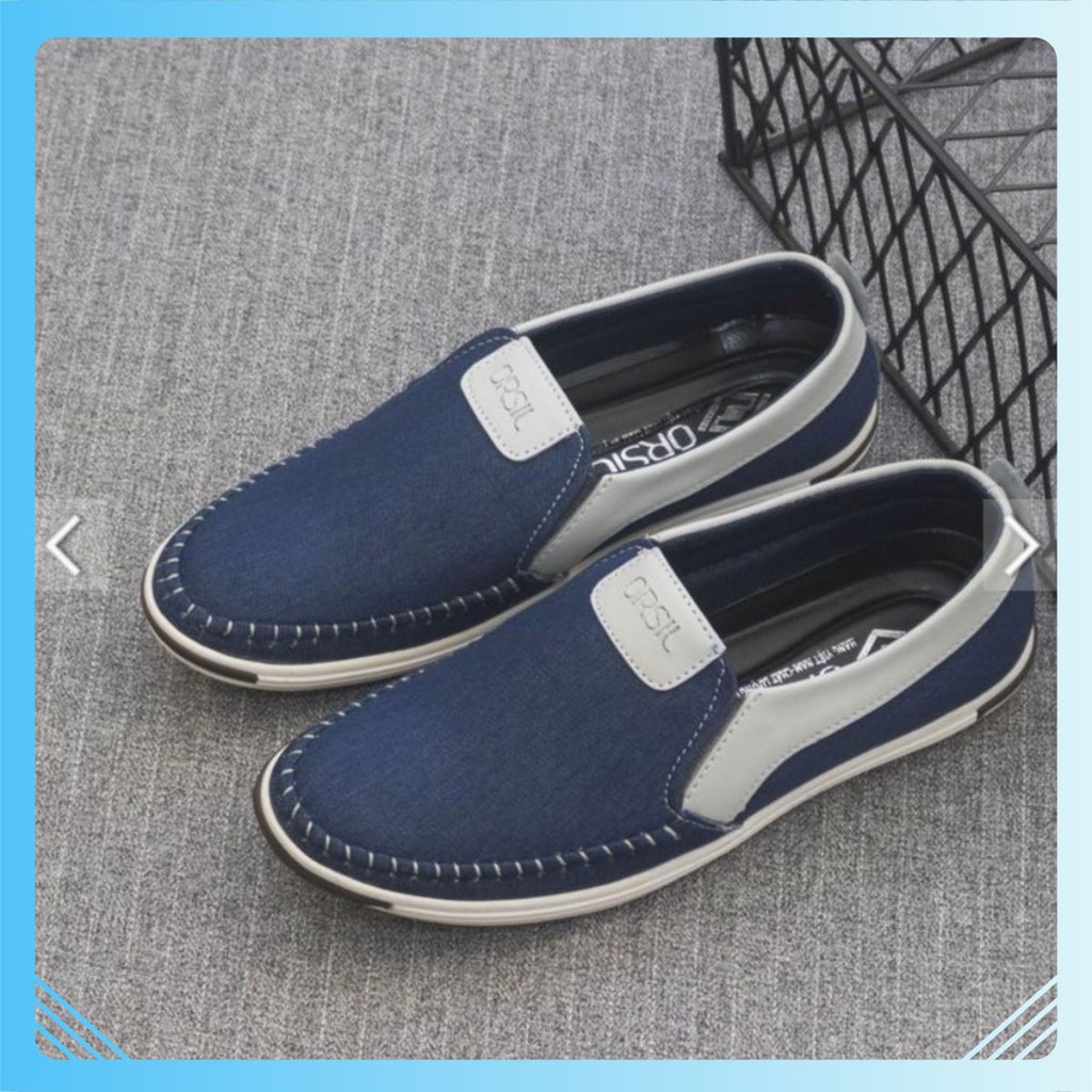 Giày Lười Nam Da Bò BB_L1