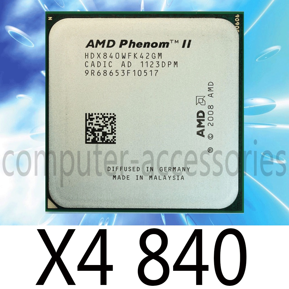 Ổ cắm AMD Phenom Athlon II X4 840 X4-840 3.2GHz AM3 CPU