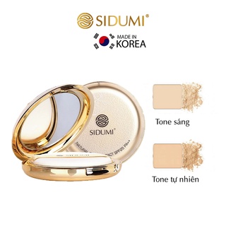 Phấn Phủ Kiềm Dầu Che Khuyết Chống Nắng Hàn Quốc SIDUMI Natural Powder pact SPF 25 PA++ 22g