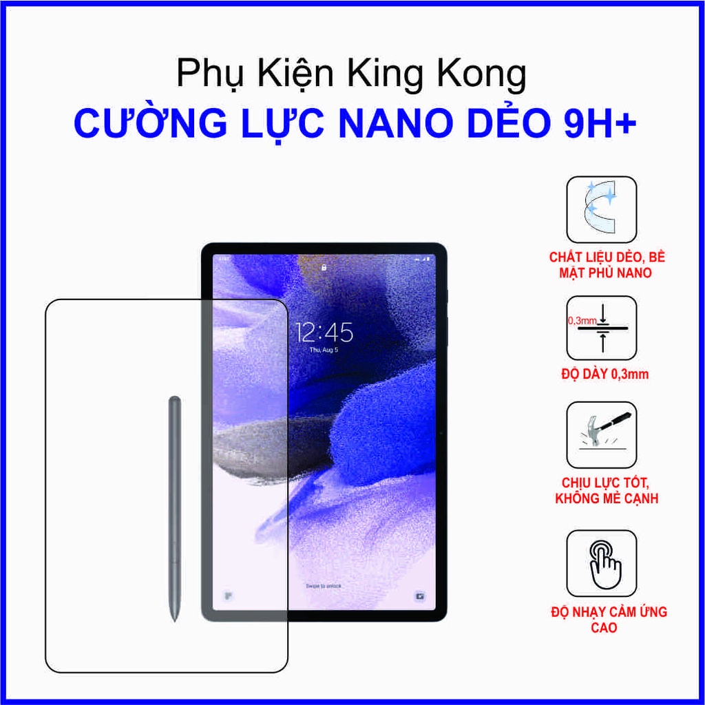 Cường lực SAMSUNG GALAXY TAB E (T 561) Cường lực nano dẻo 9H+
