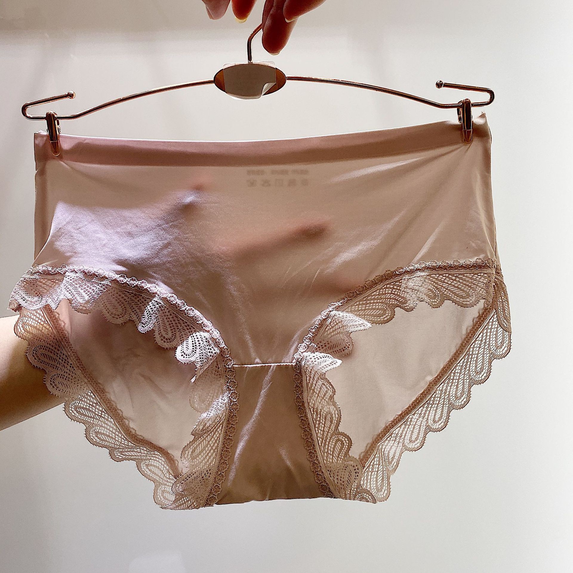 Quần Lót Không Đường May Phối Ren Quyến Rũ Dành Cho Nữ Size M-2Xl