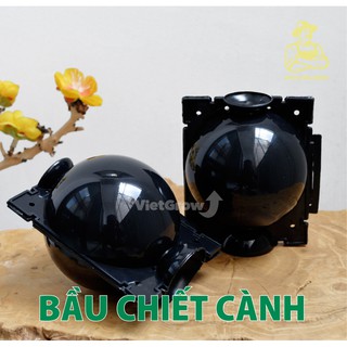 Combo 8 bầu chiết cành croco - ghép giống rễ cây nhân giống có thể tái sử dụng bằng nhựa màu đen