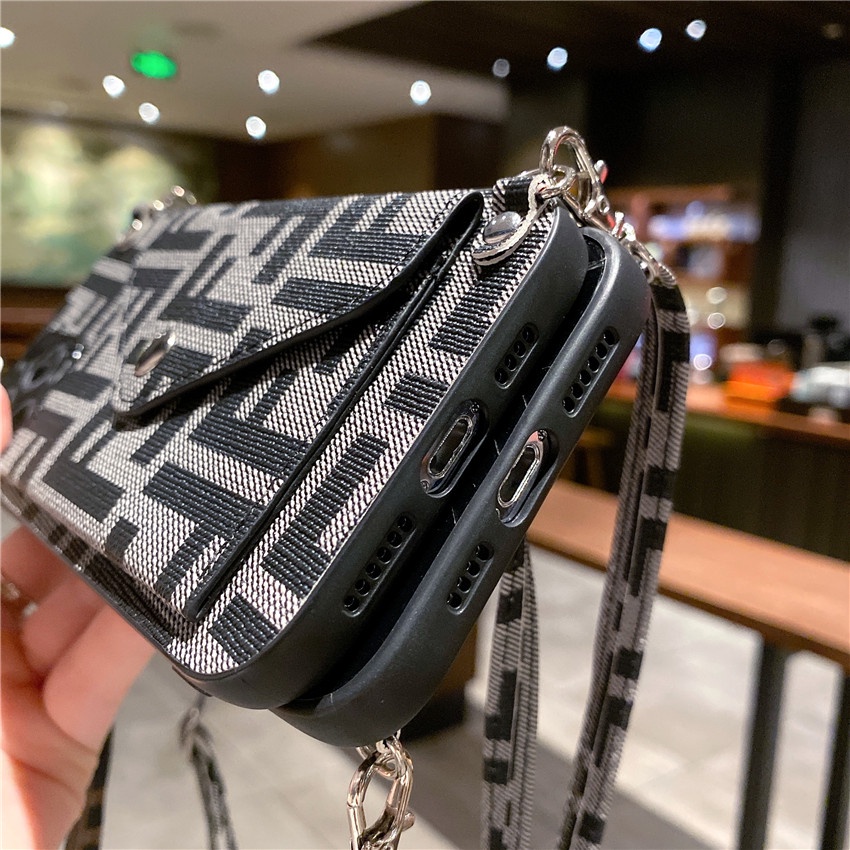 Bao Da Điện Thoại PU Dạng Ví Đa Năng Cho iPhone 11 12 13 Pro Max 8 7 6 6s Plus X XR XS Max SE 2020