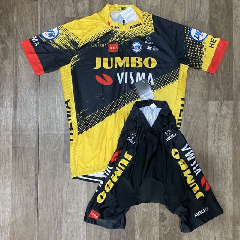 Bộ Quần Áo Xe Đạp Nam Nữ Ngắn Tay JUMBO PKXD-1167