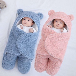 Chăn ngủ cho bé mùa đông cực ấm chất liệu lông cừu mềm mịm trẻ em từ 0-6 tháng tuổi