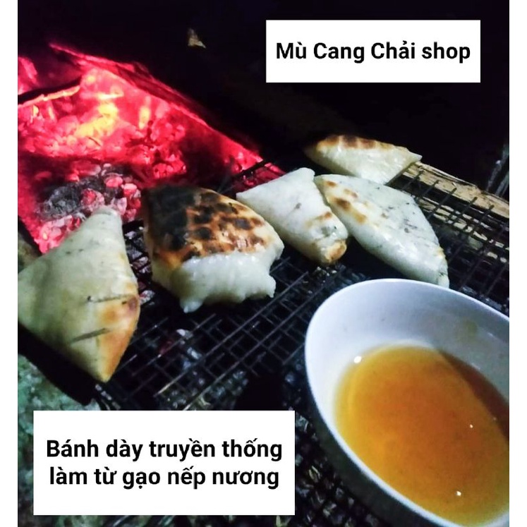 Bánh dày, bánh giầy làm từ gạo nếp nương