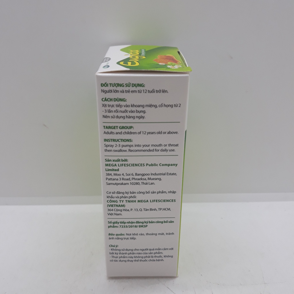 Xịt Họng Eugica [Chai 10ml] Hỗ Trợ Nhuận Phế, Giảm Ho, Giảm Các Triệu Chứng Đau Họng, Viêm Đường Hô Hấp Trên
