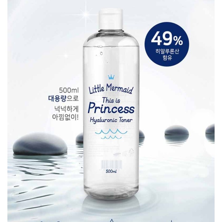 NƯỚC HOA HỒNG LÀM TRẮNG DA HYALURONIC - MỜ XẠM THÂM NÁM - LITTLE MERMAID THIS IS PRINCESS MARINE TONER