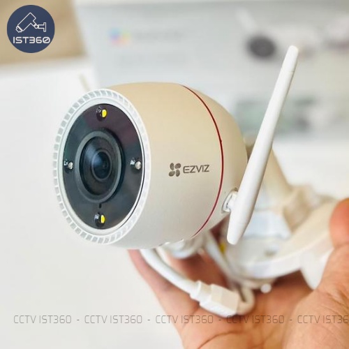 Camera Wifi IP ngoài trời, trong nhà EZVIZ C3TN 3.0M. Hỗ trợ đèn còi báo động, có màu sắc ban đêm,âm thanh 2 chiều